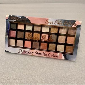 NEW Boss Base Shimmer Metallic 24 Color Warm Eyeshadow Palette!